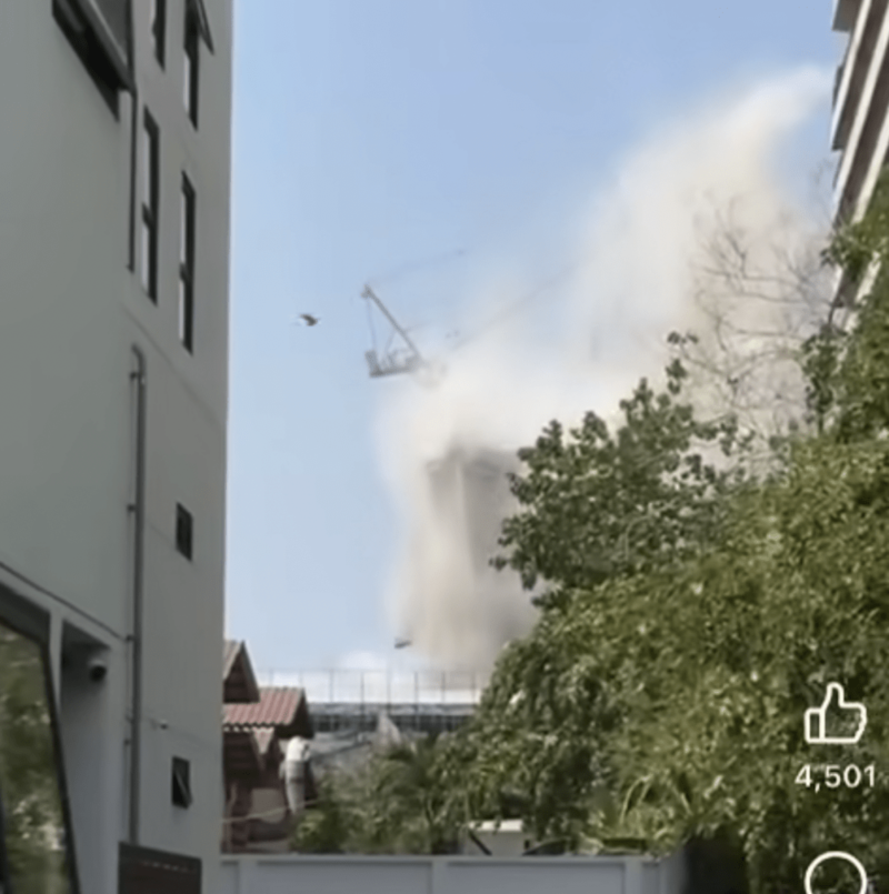 曼谷倒塌审计署在建大楼